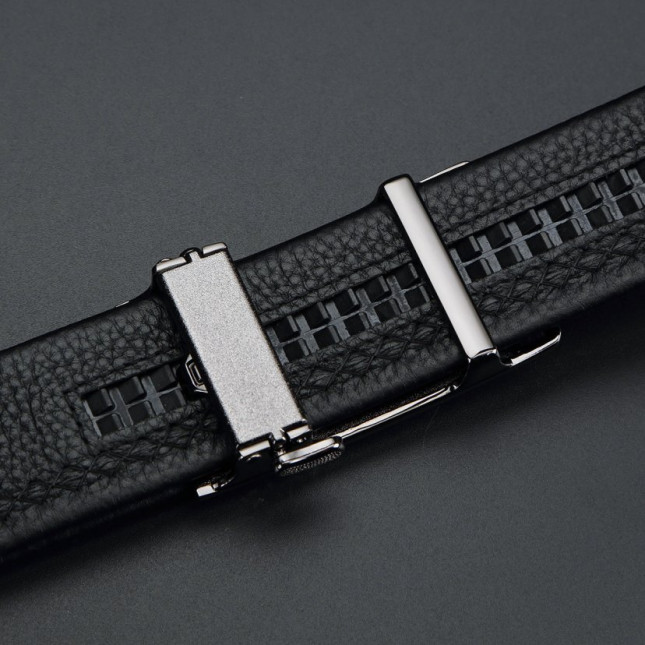 Classic Black Crocodile Leather Belt CC2DT2581J01